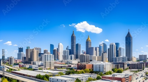 The downtown Atlanta, Georgia skyline Pro Photo
 photo