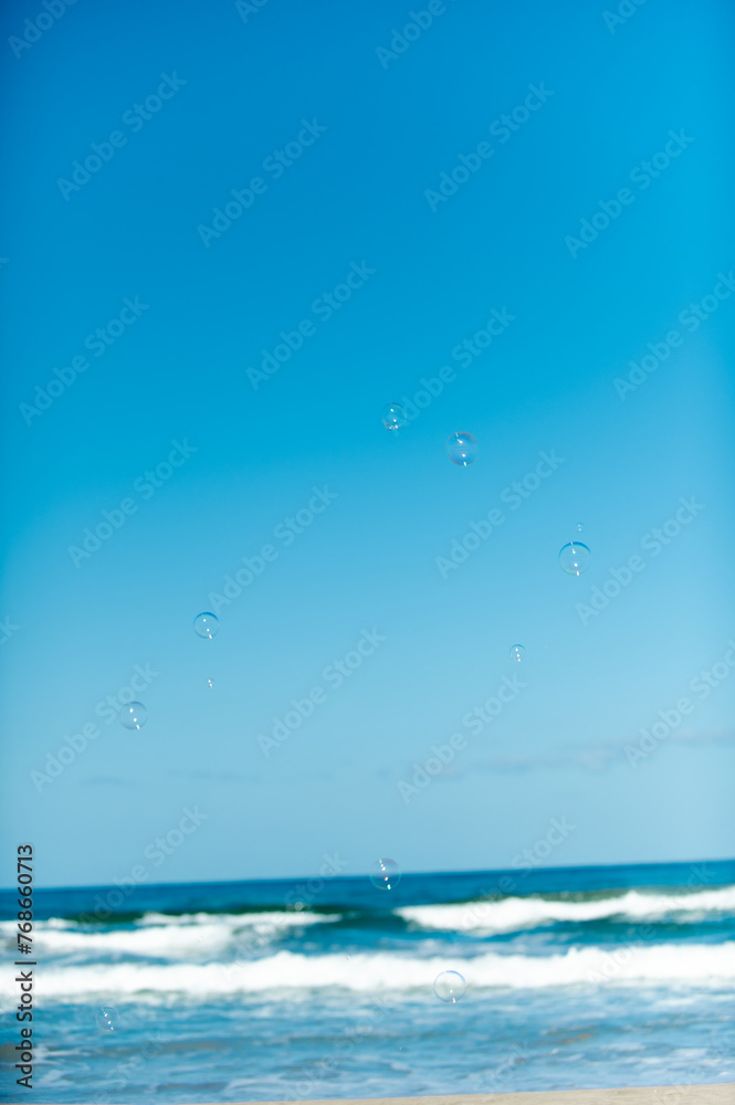 海とシャボン玉 海とシャボン玉
