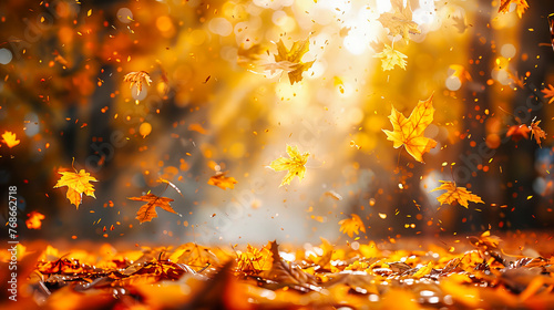 Autumn Mosaic: A Dance of Colors and Light, Celebrating the Richness of the Season