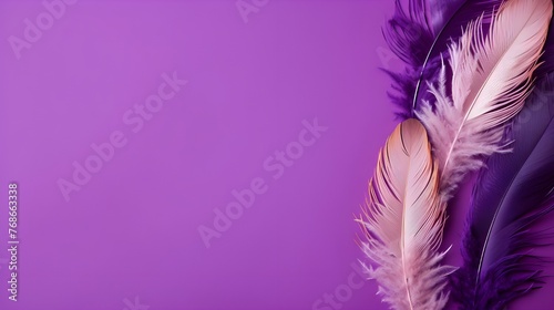 Serenity Blue feathers background  © Phatto