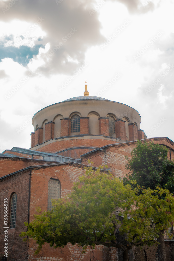 Hagia Irene or St. Irene is the Greek Orthodox Church in the courtyard outside Topkapı Palace.