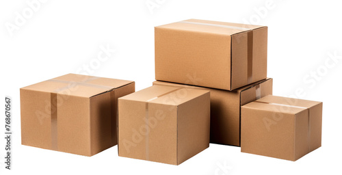 Cardboard boxes, cut out © Yeti Studio