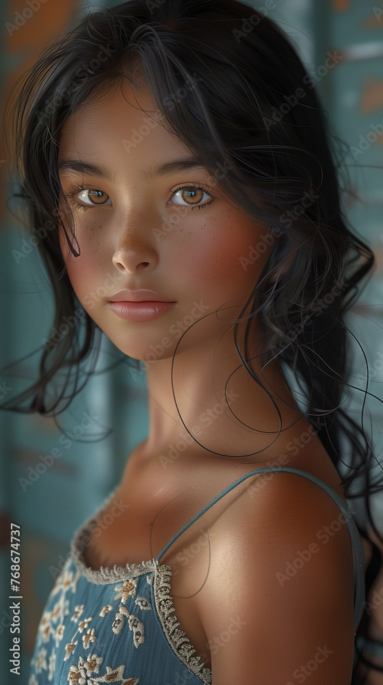 A photo of a mixed-race woman. United States, Cambodia, the Philippines, Norway, Morocco, Mexico, Spain, United Kingdom, Korea, Japan, China A photo of a mixed-race woman. United States, Cambodia, the Philippines, Norway, Morocco, Mexico, Spain, United Kingdom, Korea, Japan, China