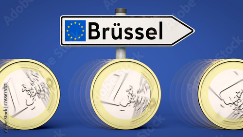 Gelder fließen nach Brüssel an die EU