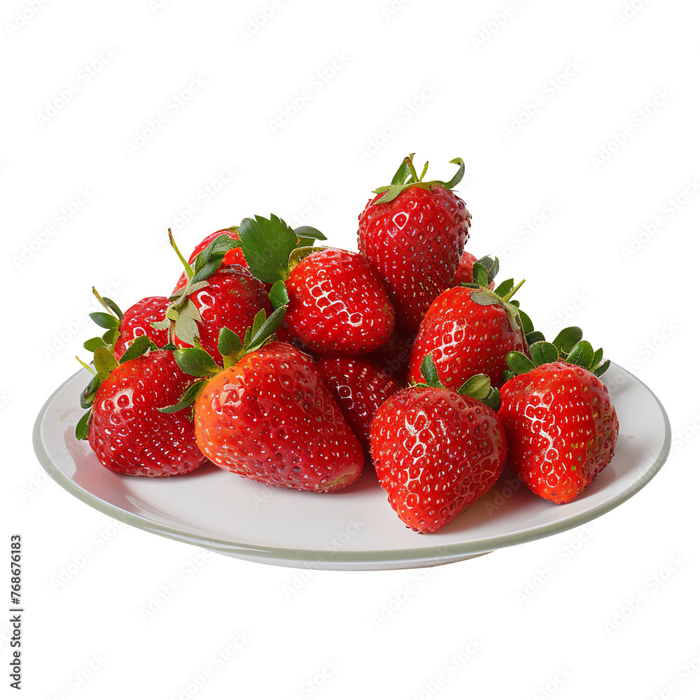 strawberries in a white bowl strawberries in a white bowl