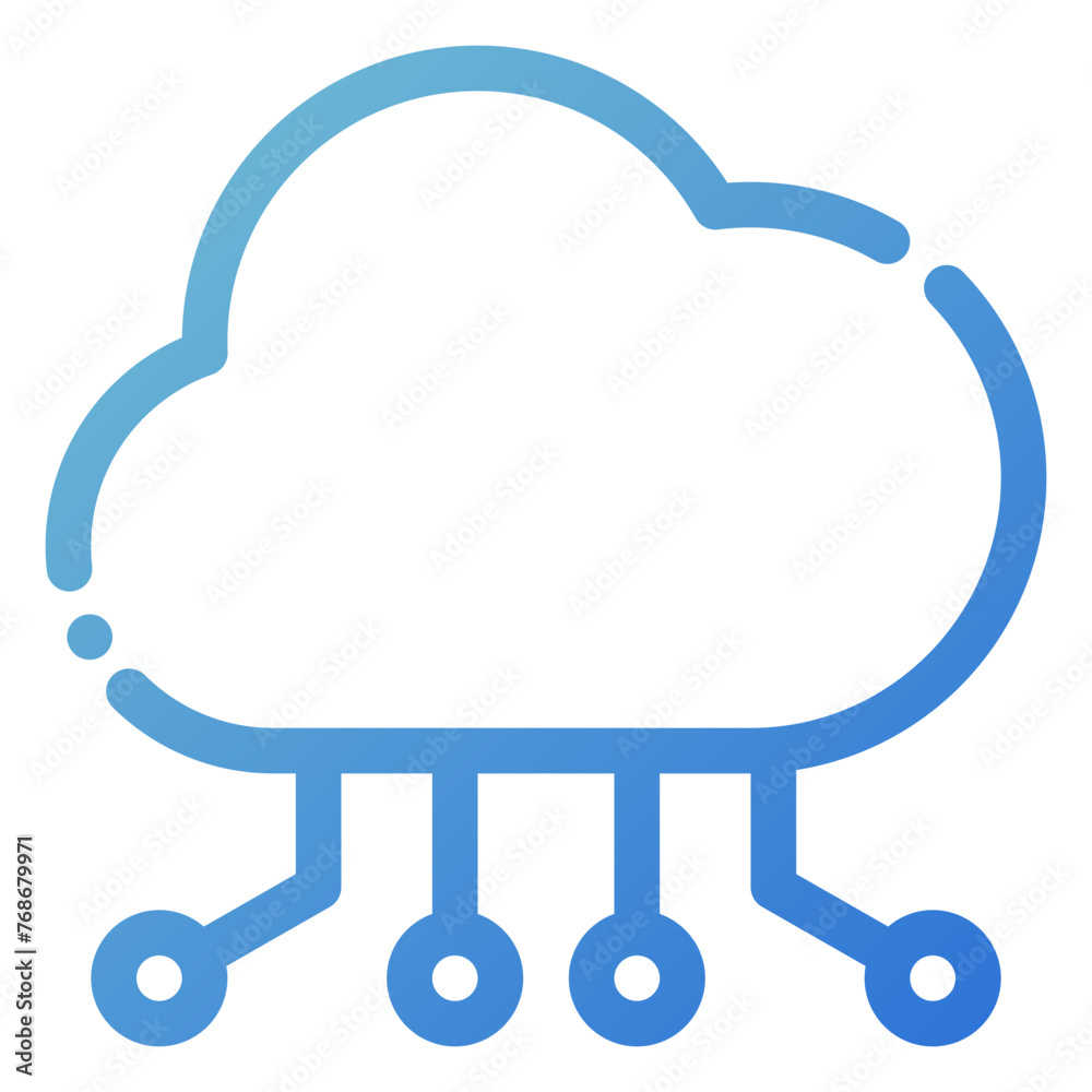 cloud computing icon cloud computing icon
