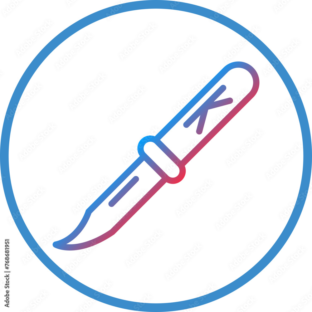 Vector Design Knife Icon Style Vector Design Knife Icon Style