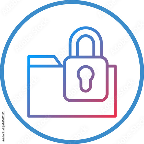 Vector Design Data Protection Icon Style