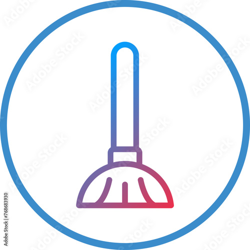 Vector Design Broom Icon Style