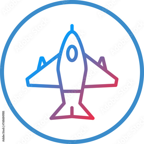 Vector Design Jet Icon Style