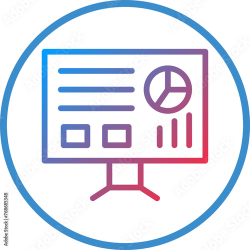 Vector Design Presentation Icon Style