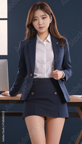  Confident Businesswoman Standing