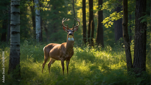 Beautiful Wildlife: Captivating Images of Deer, Elk, and More in Natural Habitats © LL. Zulfakar Hidayat