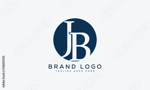 letter JB logo design vector template design for brand.