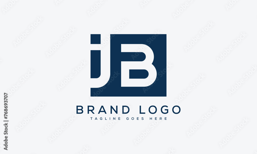 letter JB logo design vector template design for brand. letter JB logo design vector template design for brand.