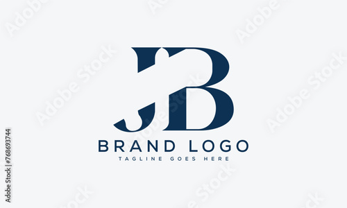 letter JB logo design vector template design for brand.