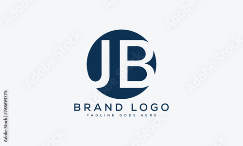 letter JB logo design vector template design for brand.