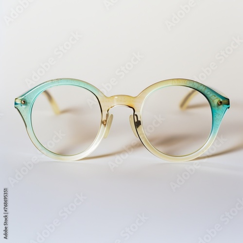 Vintage eyeglasses, isolated on white background, old, classic, retro, nostalgia, 60s, 70s, 80s, 90s, 2000s