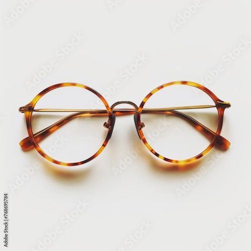 Vintage eyeglasses, isolated on white background, old, classic, retro, nostalgia, 60s, 70s, 80s, 90s, 2000s