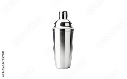 Compact Travel Cocktail Shaker Isolated on Transparent Background