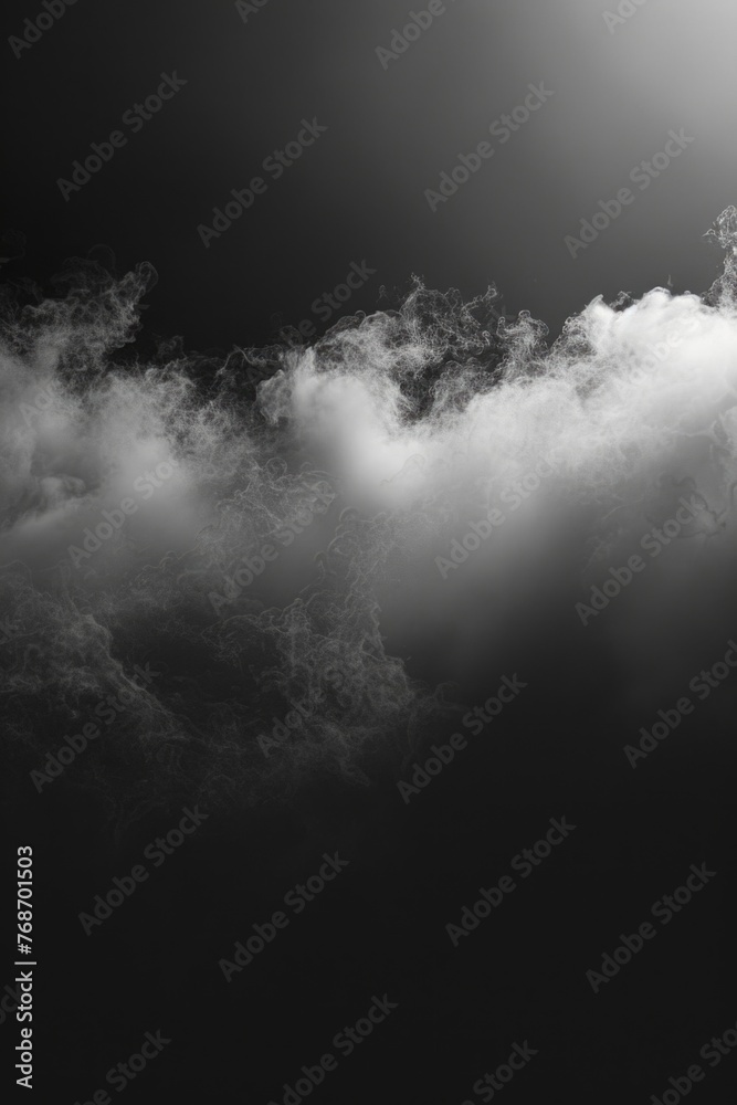 Fog Texture on Dark Background