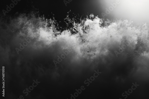 Fog Texture on Dark Background