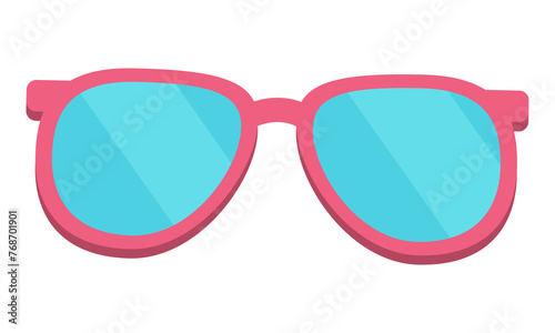 Sunglasses on a white background. Vector illustration