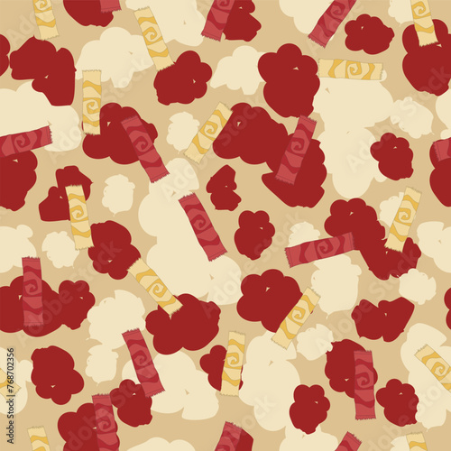 Ketchup and mayonnaise are always welcome to my fries :-)
Vector artwork of mayonnaise and ketchup sachets on beige coloured background.