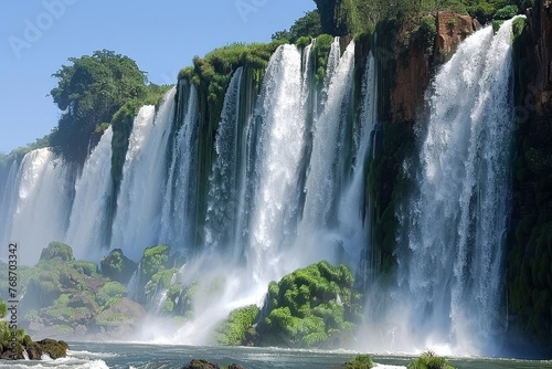 Iguaz   Falls Natural Wonder