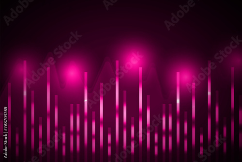 Forex and stock exchange chart vector illustration. Japanese candle stick graph of stock market trading. Finance and forex trade background