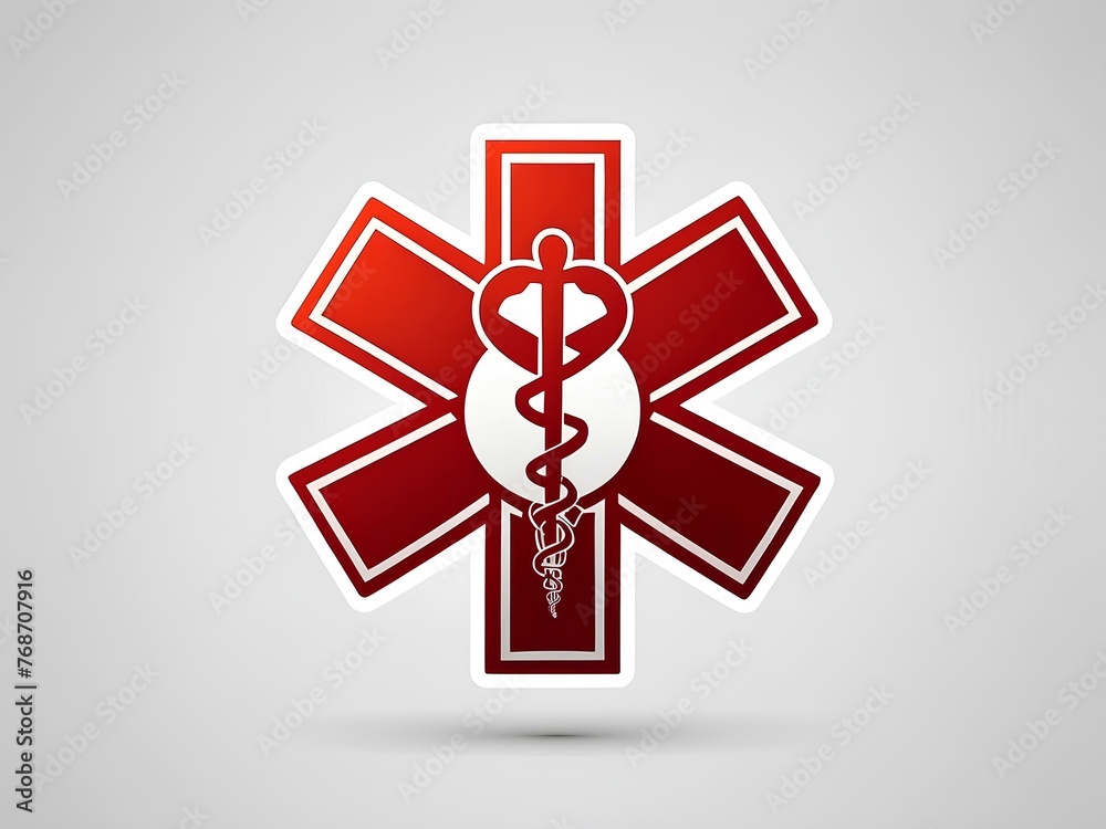 red medical symbol isolated on white background, ready for design red medical symbol isolated on white background, ready for design
