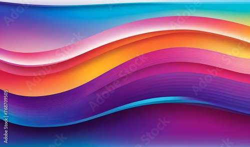 abstract colorful wave background