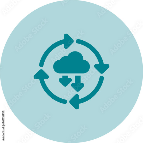 Continuous Deployment Vector Icon