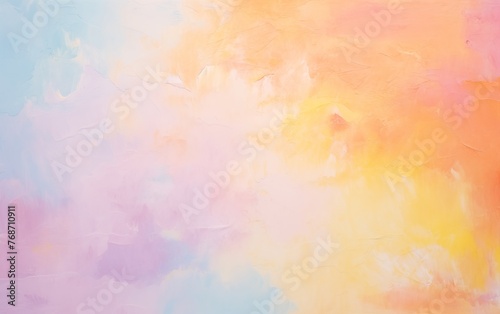 Abstract colorful pastel oil painting for wallpaper and poster. Aesthetic background.