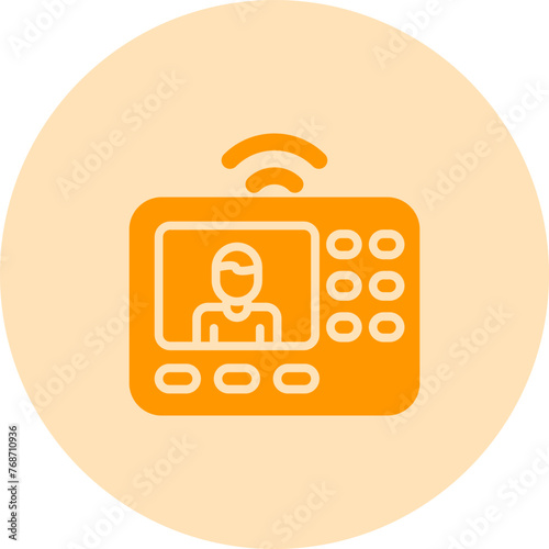 Intercom System Vector Icon photo