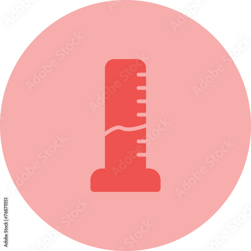 Graduated Cylinder Vector Icon