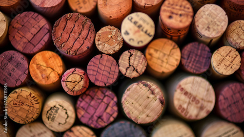 Wine corks, generative ai