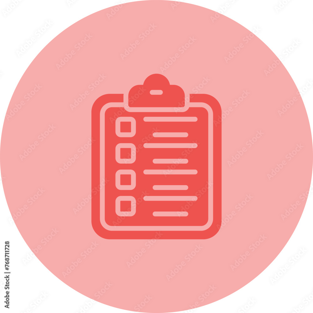 Clipboard Checklist Vector Icon Clipboard Checklist Vector Icon