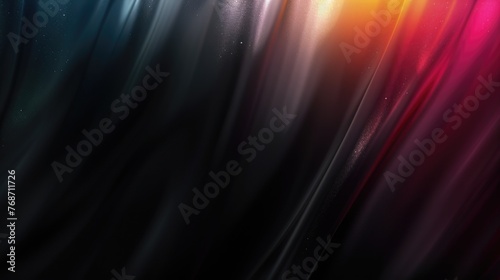 Abstract Color Transition on Black Background