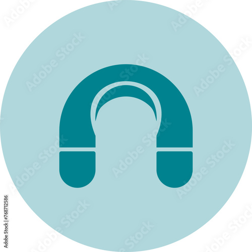 Inflatable pillow Vector Icon