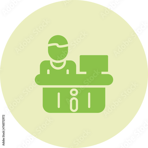 Information Desk Vector Icon