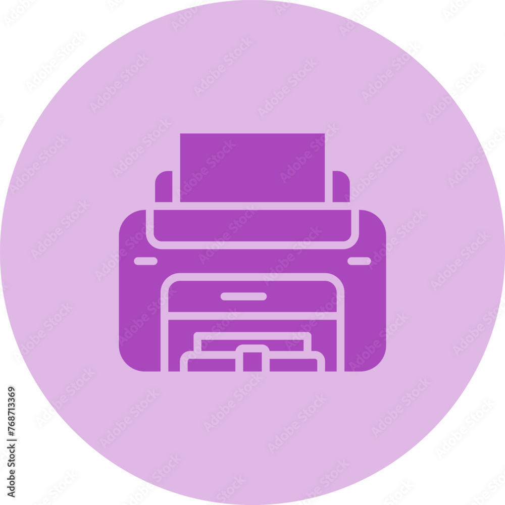 Laser Printer Vector Icon Laser Printer Vector Icon
