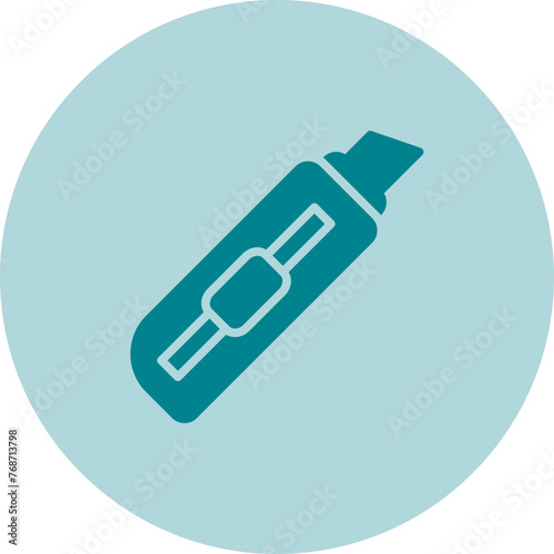 Utility knife Vector Icon
