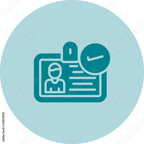  ID Verification Vector Icon