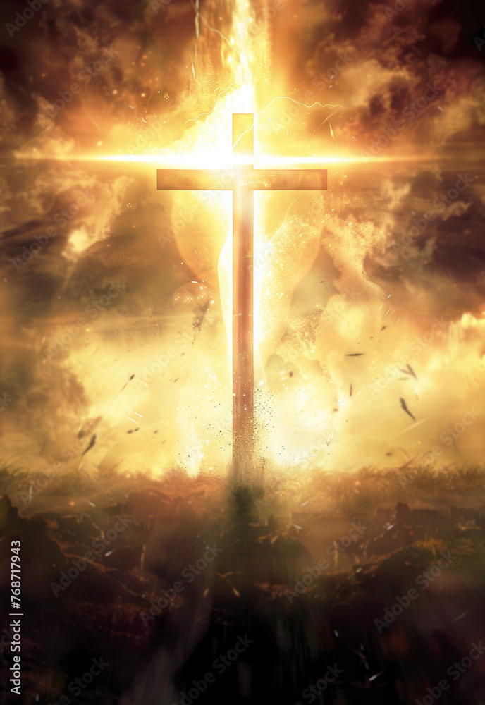 Fototapeta premium Christian cross
