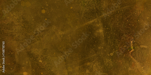 Dark golden grunge texture. Rustic background. Old paper texture. Background of paint. Abstract grunge texture. Dark orange gold background texture.
