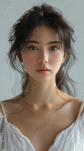 Generative AI
Cosmetic model Beautiful woman
portrait of a woman face Dramatised Pictorials photo