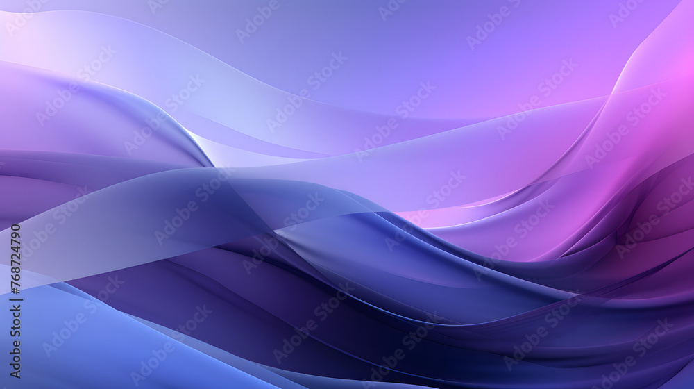 Obraz premium Digital technology purple wave curve abstract graphic poster web page PPT background