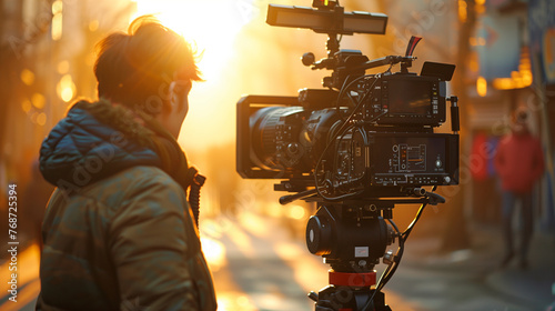 cameraman at work, Generative AI