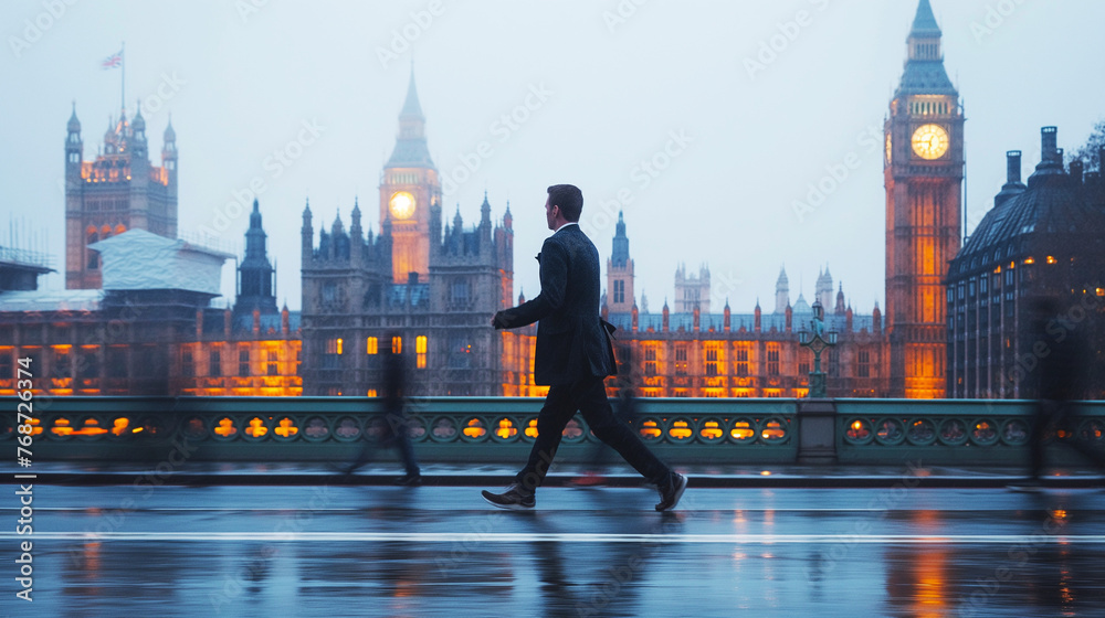 Obraz premium Running towards success.